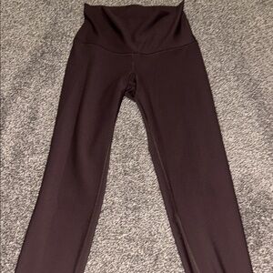 Brown High-Waisted Leggings